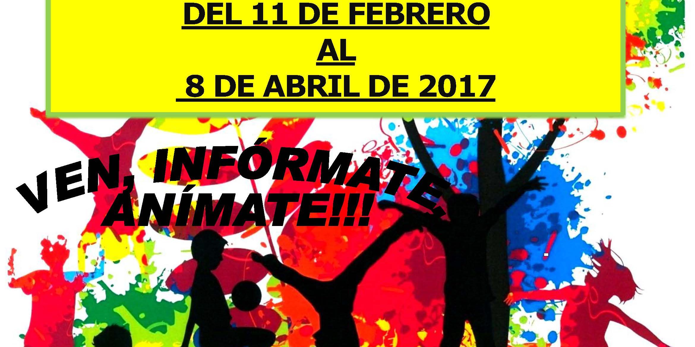 CARTEL MONITOR DE OCIO Y TIEMPO LIBRE FEBERO MARZO 2017 Curo Extensivo de Monitor de Ocio y Tiempo Libre 2017 Logroño