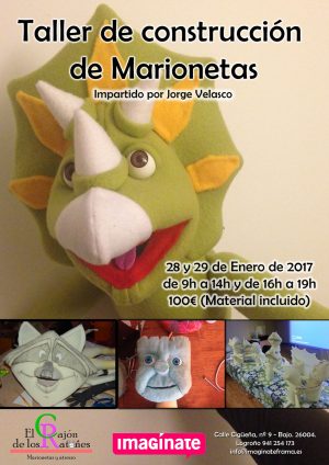 taller de construccion de marionetas - imaginate frama - alarca