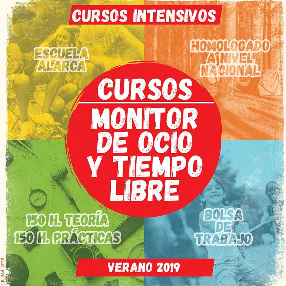 Curso intensivo Monitor de Ocio y Tiempo Libre verano 2019